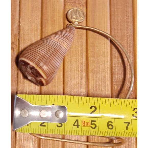 Brown Fig Cone Conus Figulinus Seashell Hanging Display Nautical Decor 3.5x3x1.5 - Picture 13 of 13